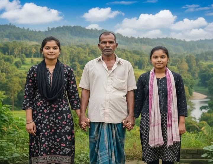 রিকশাচালক বাবার দুই ‘রাজকন্যা’র স্বপ্নপূরণ: ঢাকা বিশ্ববিদ্যালয়ে ভর্তি বুশরা ও তৃষা