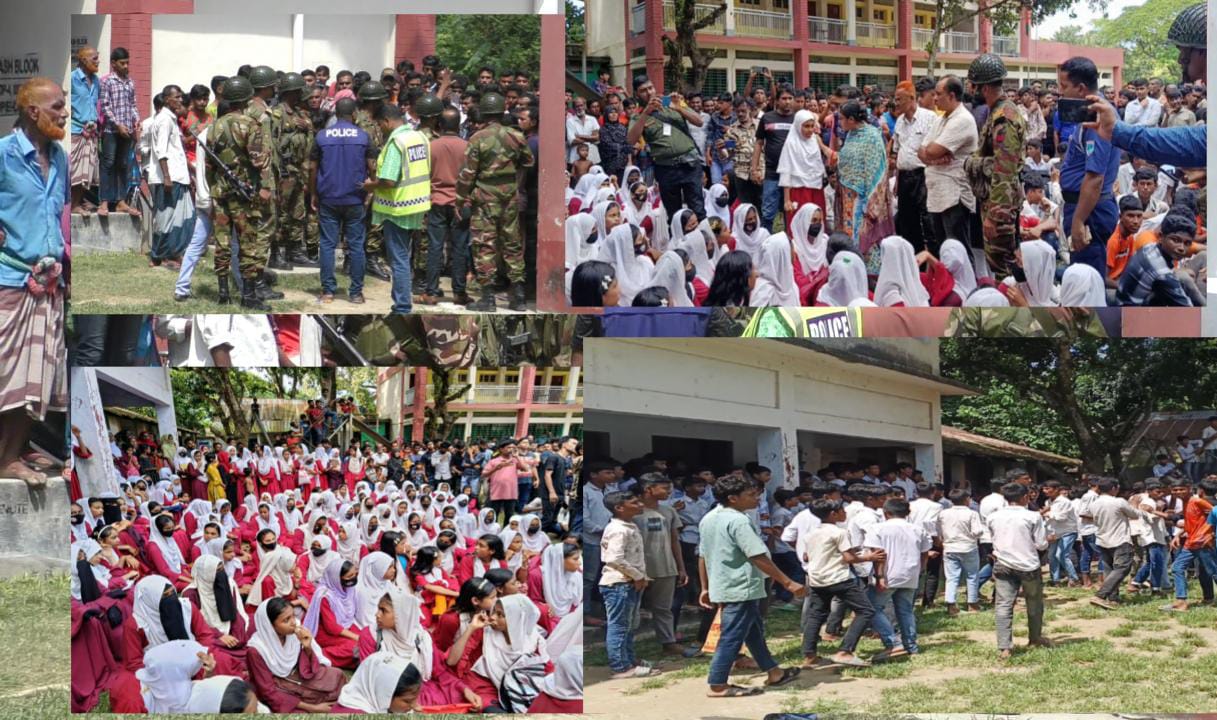 প্রধান শিক্ষকের বিরুদ্ধে যৌন হয়রানী শিক্ষার্থীদের প্রতিবাদ, উত্তেজনা ও হামলা