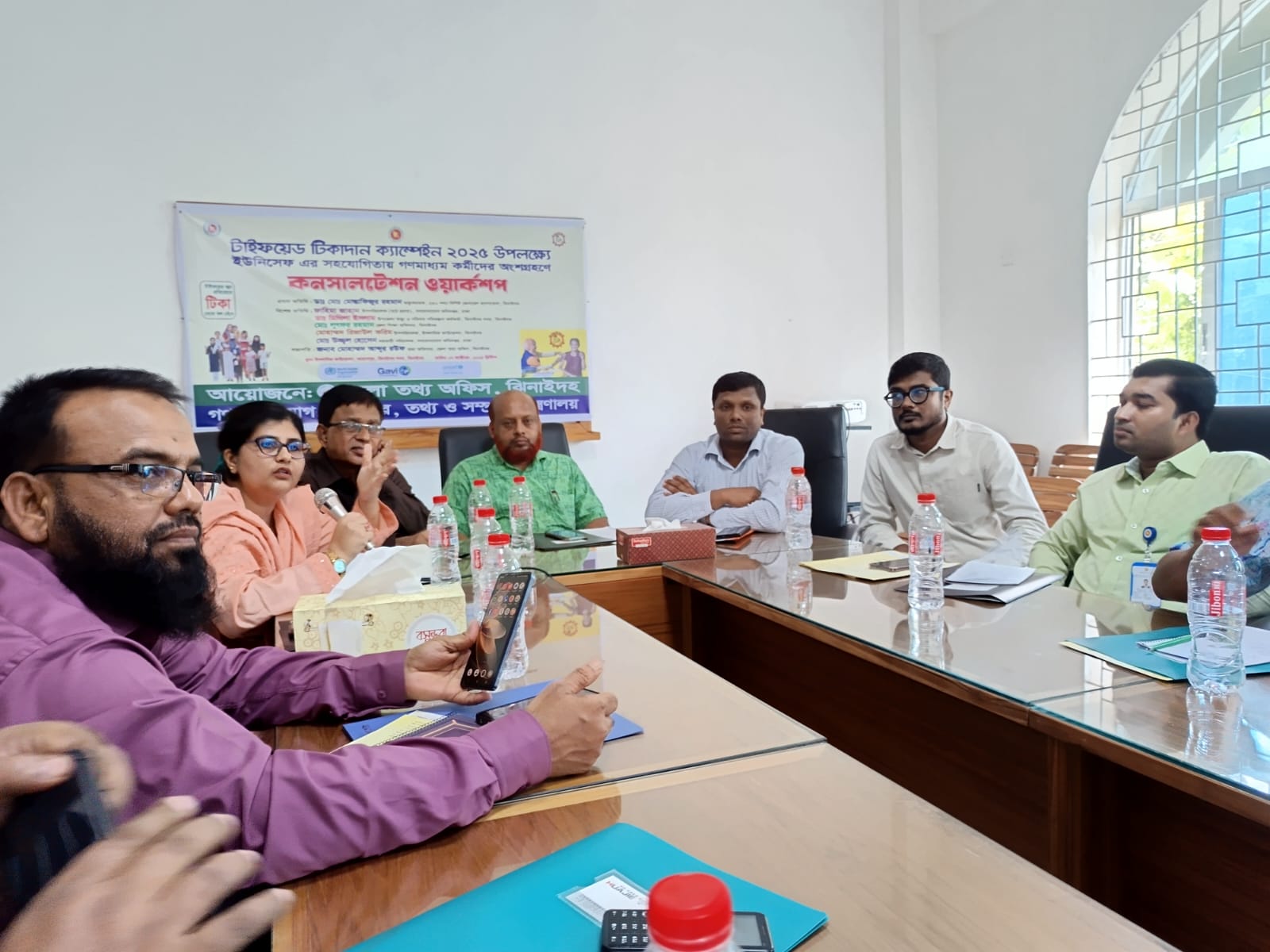 ঝিনাইদহে টাইফয়েড টিকাদান বিষয়ক কনসালটেশন কর্মশালা