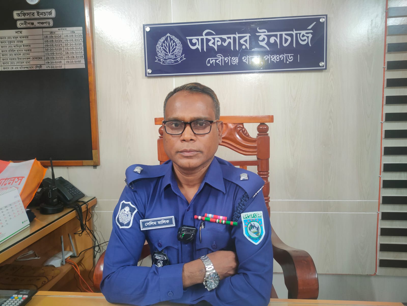 দেবীগঞ্জে মাদকের বিরুদ্ধে জিরো টলারেন্স ঘোষণা ওসি মোঃ সেলিম মালিকের মাদকমুক্ত সমাজ গঠনে কঠোর অবস্থানে দেবীগঞ্জ থানা পুলিশ